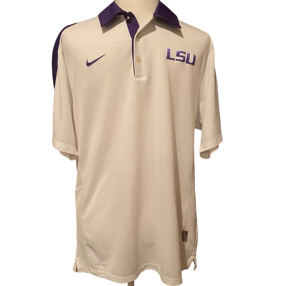 Nike | Shirts | Nike Lsu Polo Shirt 